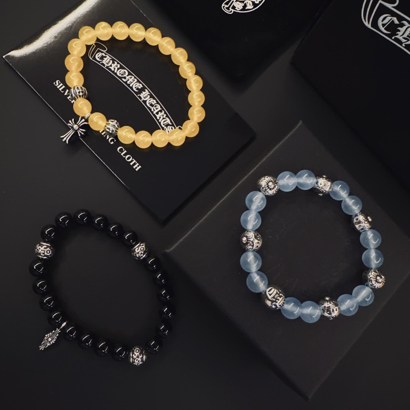 Chrome Hearts Beaded Bracelets Set